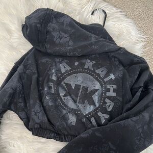 GYMSHARK Cropped Camo Hoodie | KK FIT